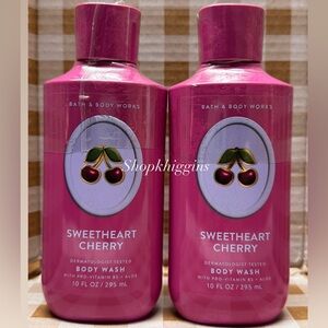 NEW B&BW(2) Sweetheart Cherry Body Wash , 10 fl oz each